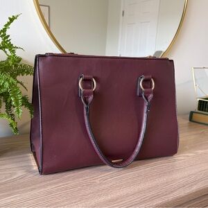 SOLD Aldo Burgundy Work Tote Handbag